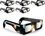 6 Gafas para Eclipse Solar Certificación ISO 12312-2 / ENVIO GRATIS